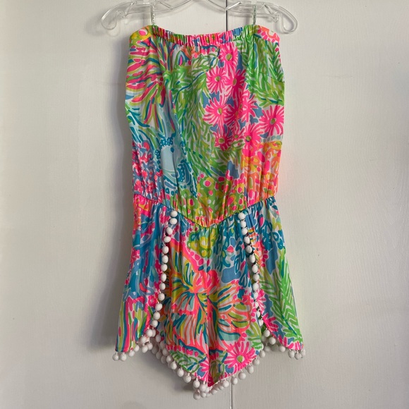 Lilly Pulitzer Daisy Strapless Romper - Picture 1 of 8